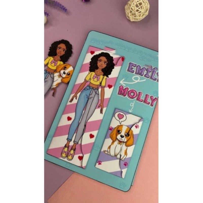 NHÀ CHO BÚP BÊ GIẤY ( NHÀ CHÓ CON MOLLY )