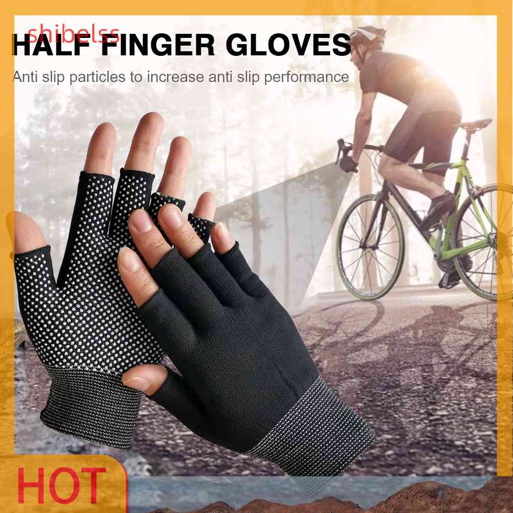 Găng Tay Hở Ngón Chống Trượt Tiện Lợi