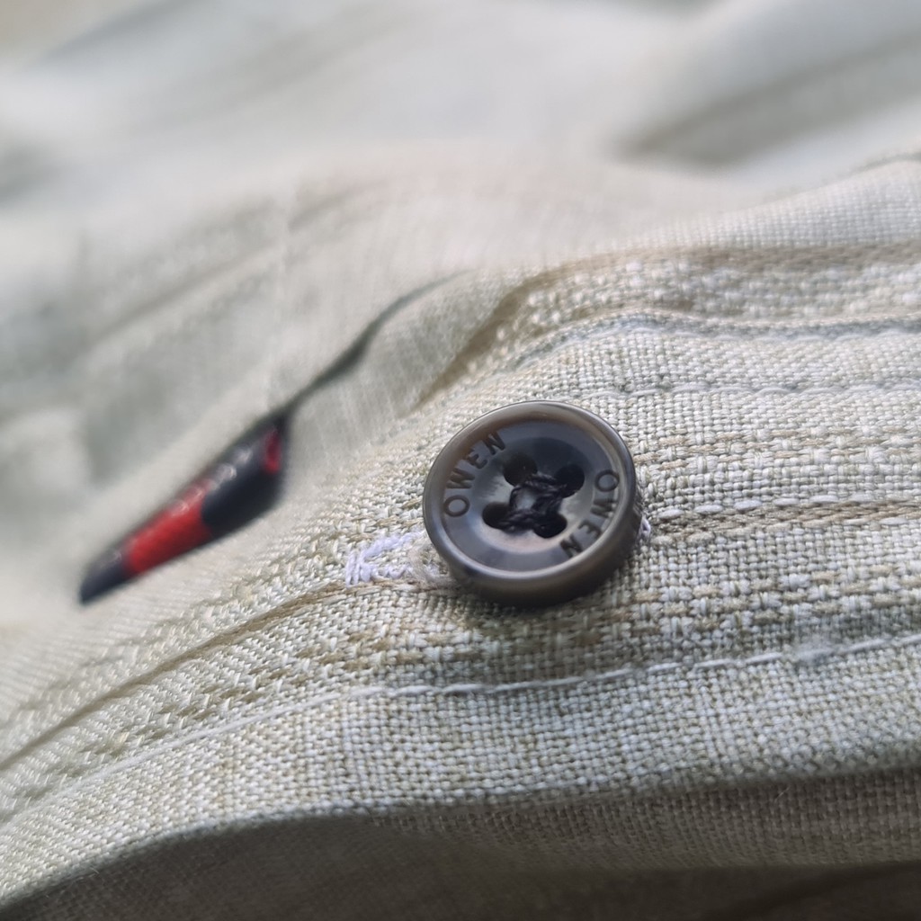 Áo sơ mi nam ngắn tay trung niên form rộng rãi phù hợp người lớn tuổi loại áo sơ mi ngắn tay vải đũi siêu mát OG55 | BigBuy360 - bigbuy360.vn