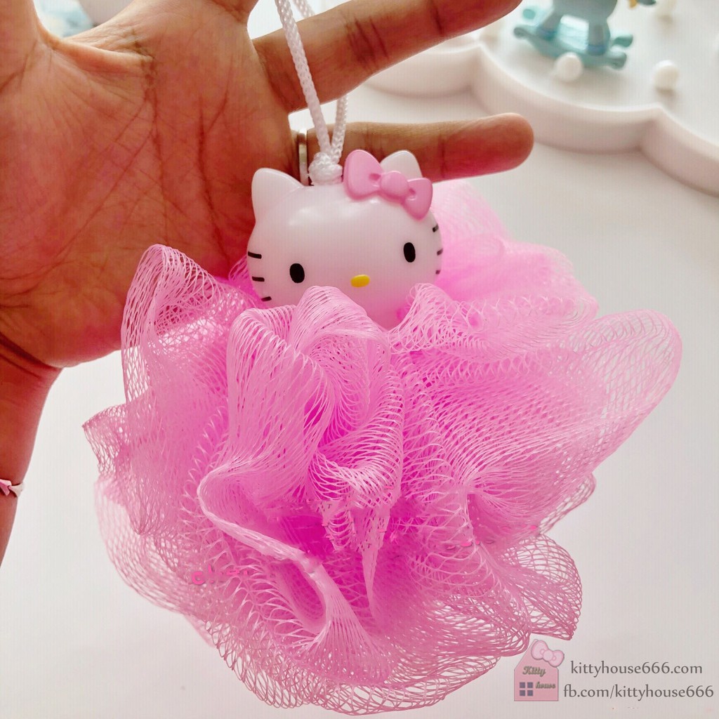 🌻BÔNG TẮM NHỰA KITTY 🎀KITTY HOUSE