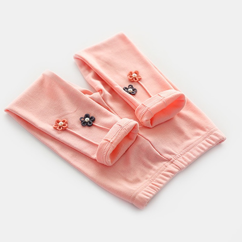 Baby Flower Embroidered Leggings Pants Clothing