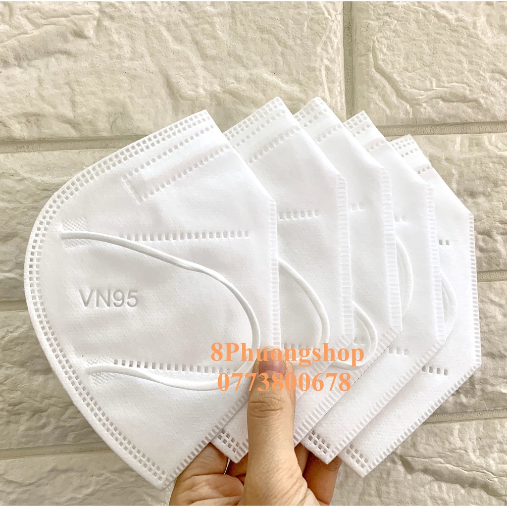 Khẩu trang y tế kháng khuẩn Famapro VN95 màu trắng 10 cái /hộp - Khẩu trang VN95 Nam Anh Famapro
