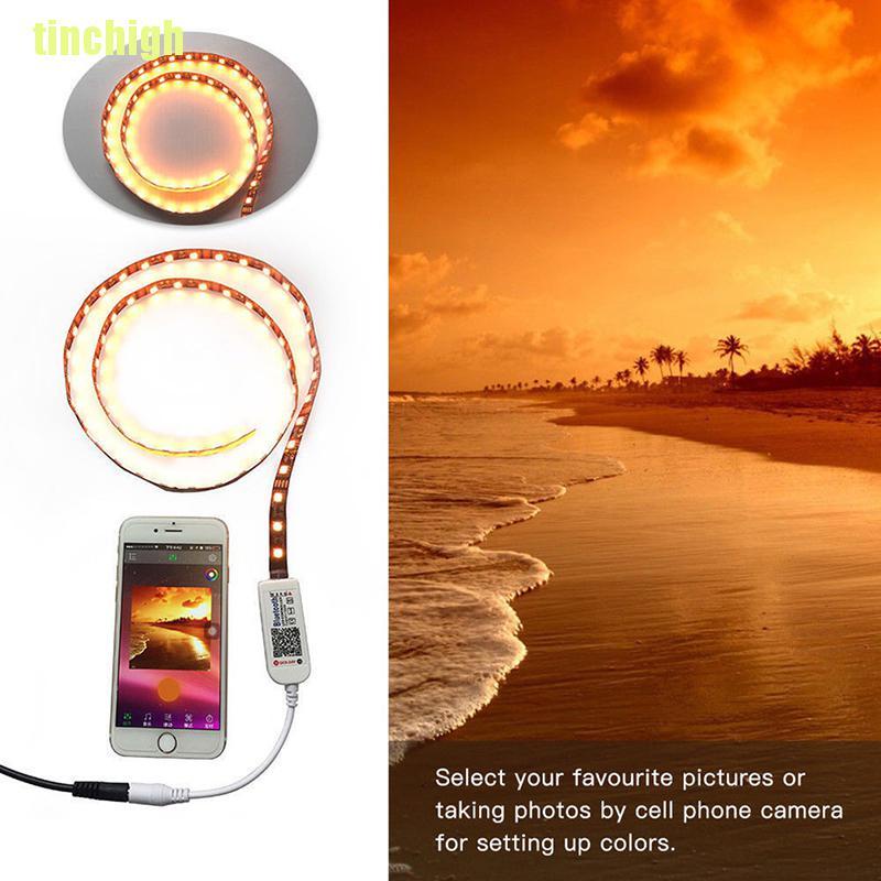 Bộ Điều Khiển Đèn Led Mini Bluetooth / Wifi Cho 5050 3528 Rgb /