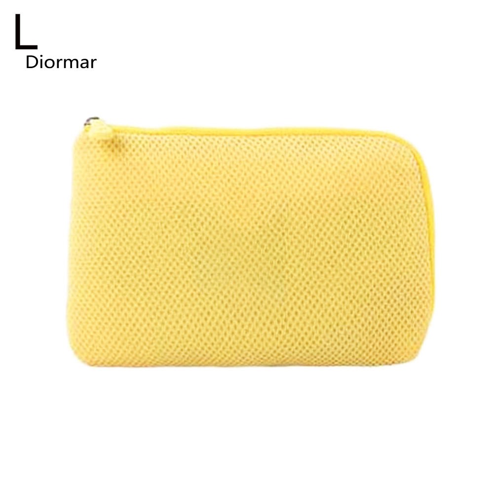 DOM_Travel Portable Make Up Bag Organizer Data Cable Charger Pouch Storage Container