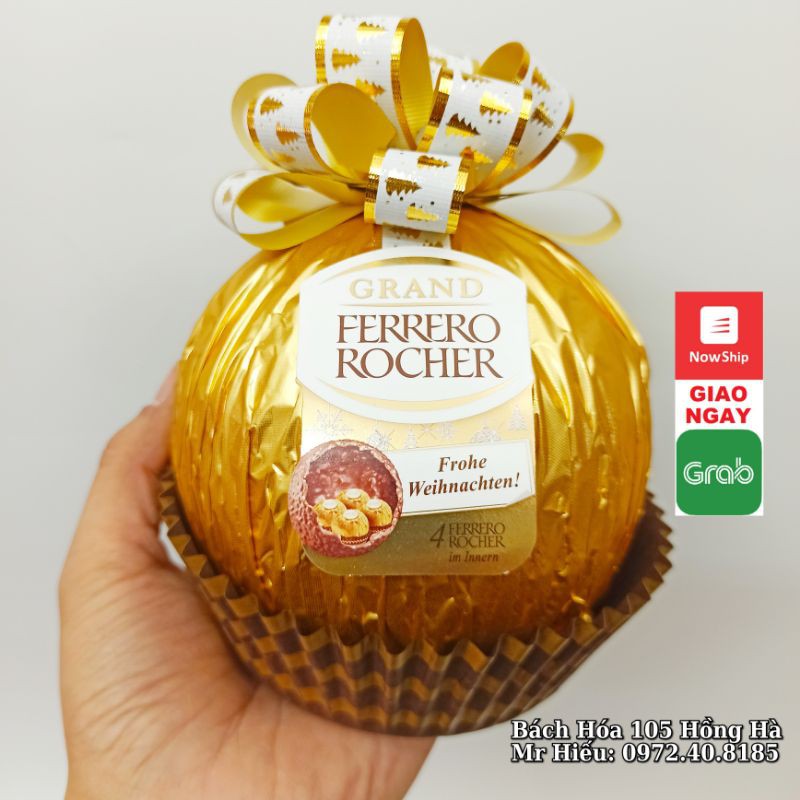 [T4/2022] Socola Ferrero Rocher quả cầu to 240g