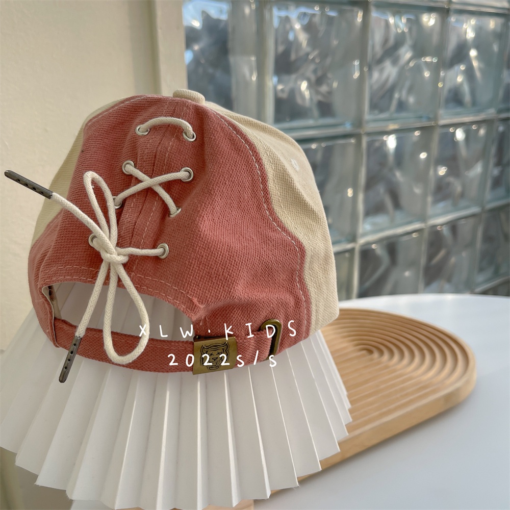 Mũ Lưỡi Trai Phối Màu Thời Trang Hàn Quốc Cho Bé