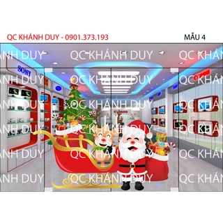 Decal Trang Trí Noel