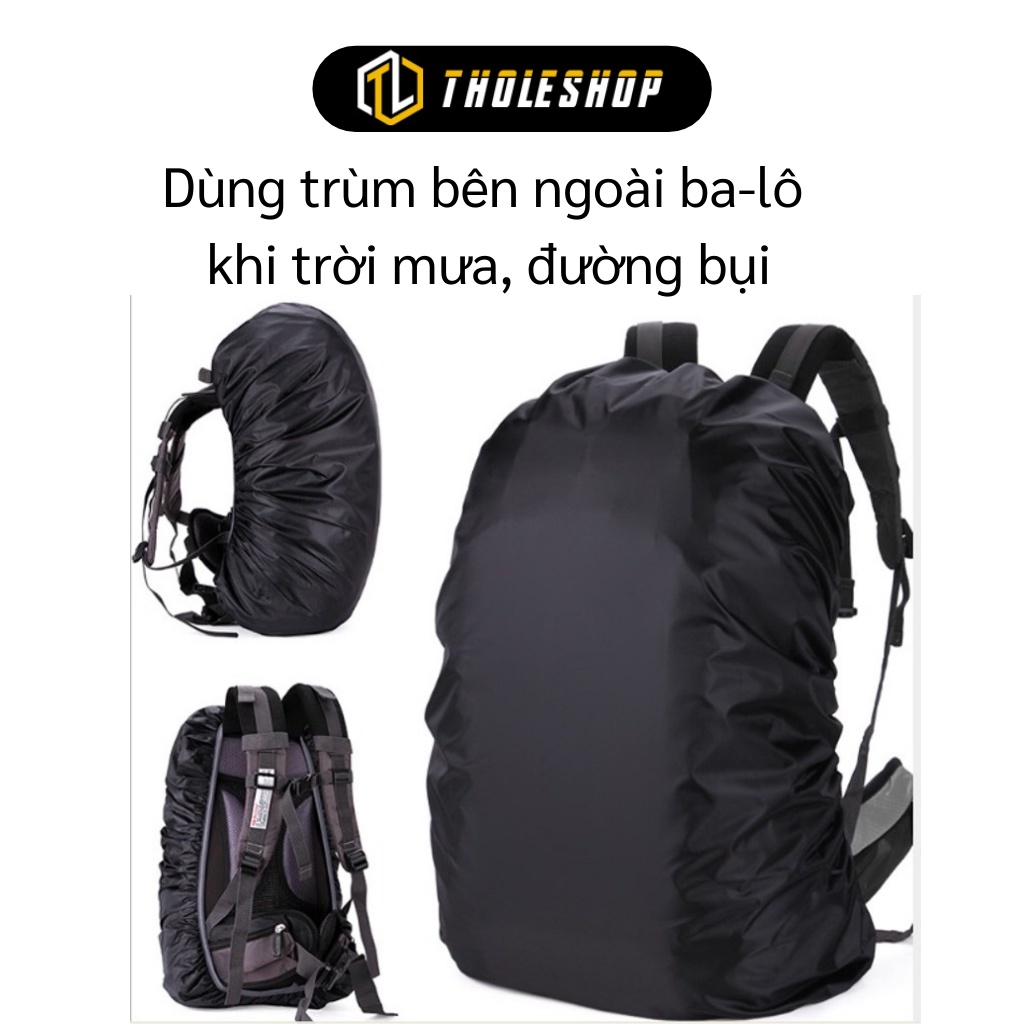 Túi Bọc Balo - Áo Trùm Balo Đi Mưa Chống Thấm Nước Siêu Bền, Size 45-50L 4610