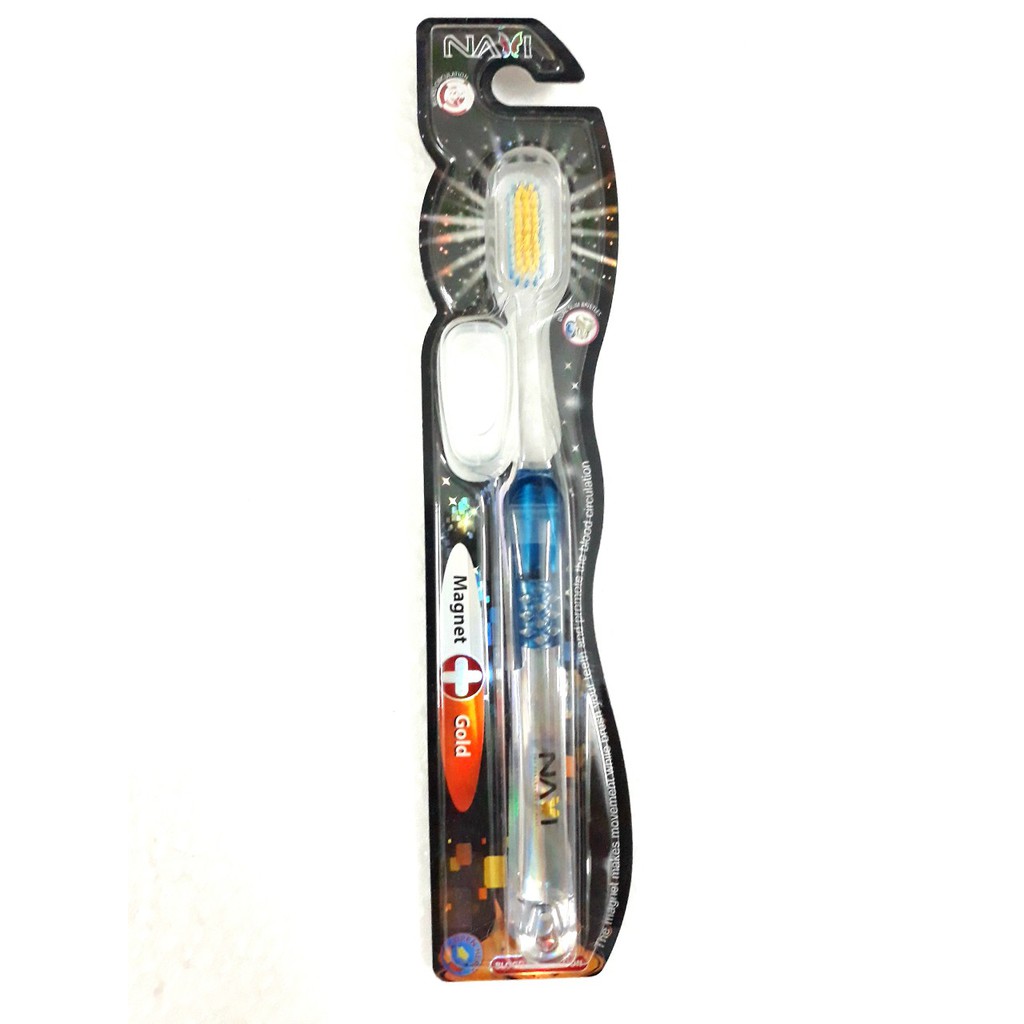 1 Cây Bàn Chải NAVI MAGNET GOLD  NANO SILVER BCM01 (Giao màu ngẫu nhiên)