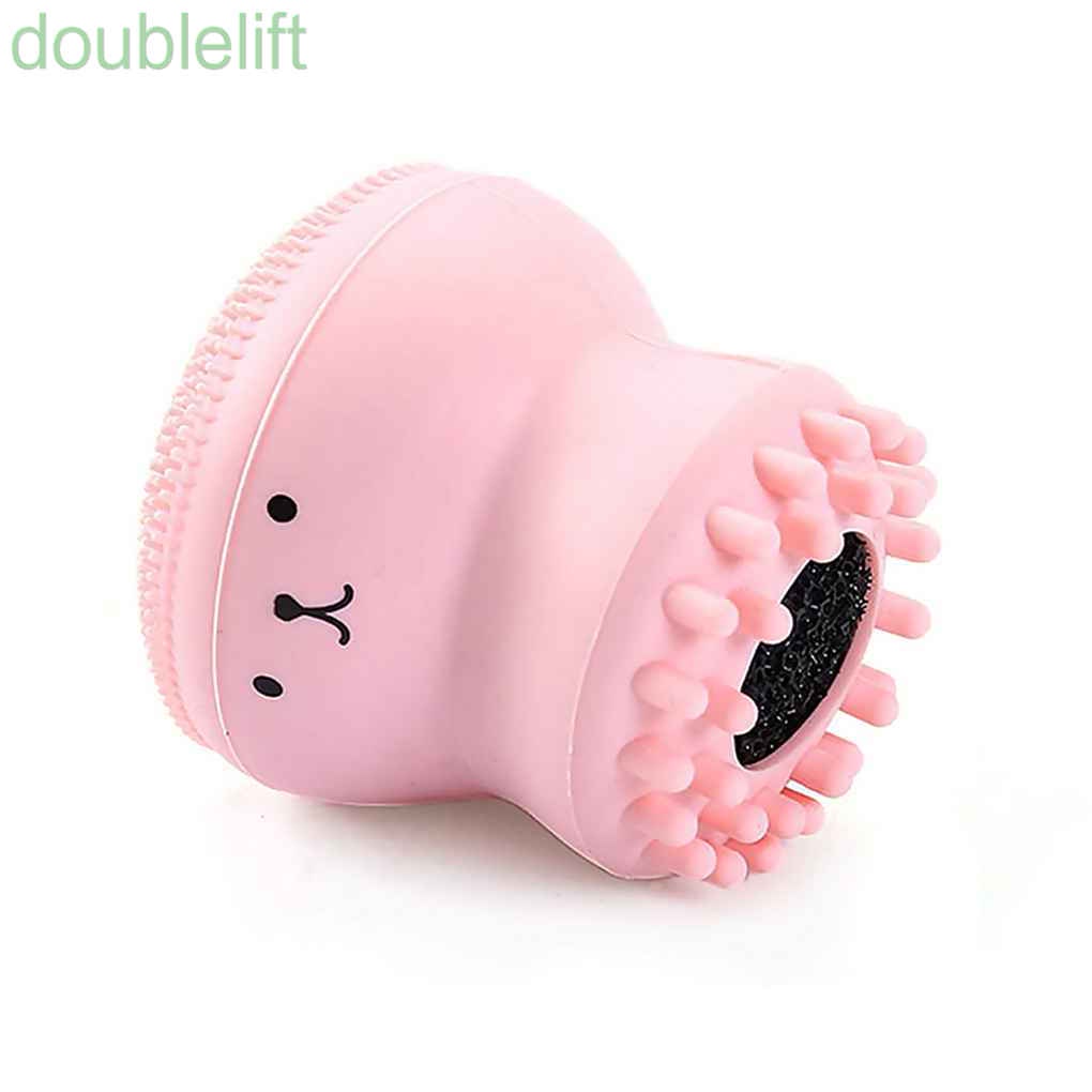 [Hàng mới về] Cọ rửa mặt làm sạch sâu massage tẩy tế bào chết thiết kế kiểu hoạt hình dễ thương