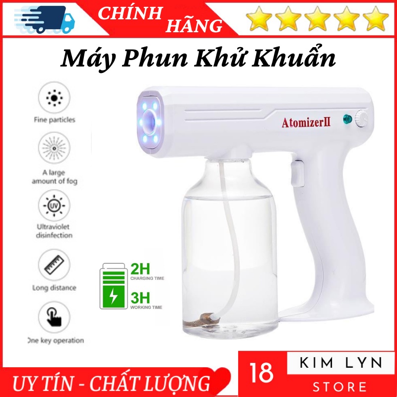 Máy Phun Khử Khuẩn Máy Diệt Khuẩn Nano Tia UV Không Dây Cầm Tay Chống Dịch Hiệu Quả - Bảo Hành 12 Tháng