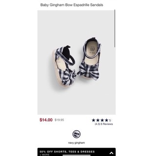 Sandal Gap cho bé gái tập đi sieu nhe chuẩn Auth.👧🏻