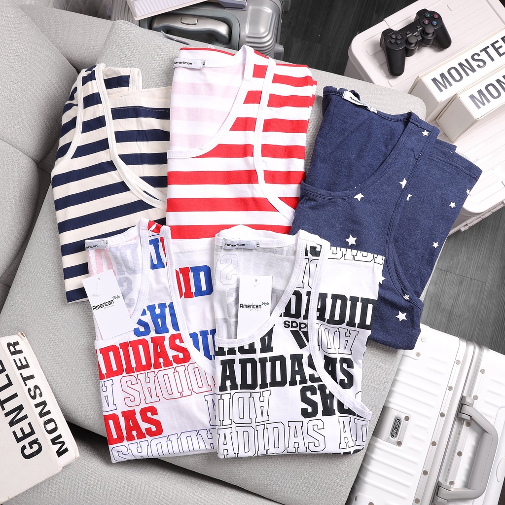 [Hàng Mới Về] Áo Ba Lỗ Đẹp Chất Vải Cotton Cực Mát Mẻ Và Thời Thượng Anh Em Có Thể Mặc Nhà, Đi Chơi, Du Lịch Hay Tập Gym