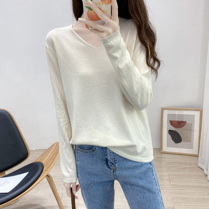 Áo Nữ Tay Dài Cổ Chữ V Thời Trang Quyến Rũ | BigBuy360 - bigbuy360.vn