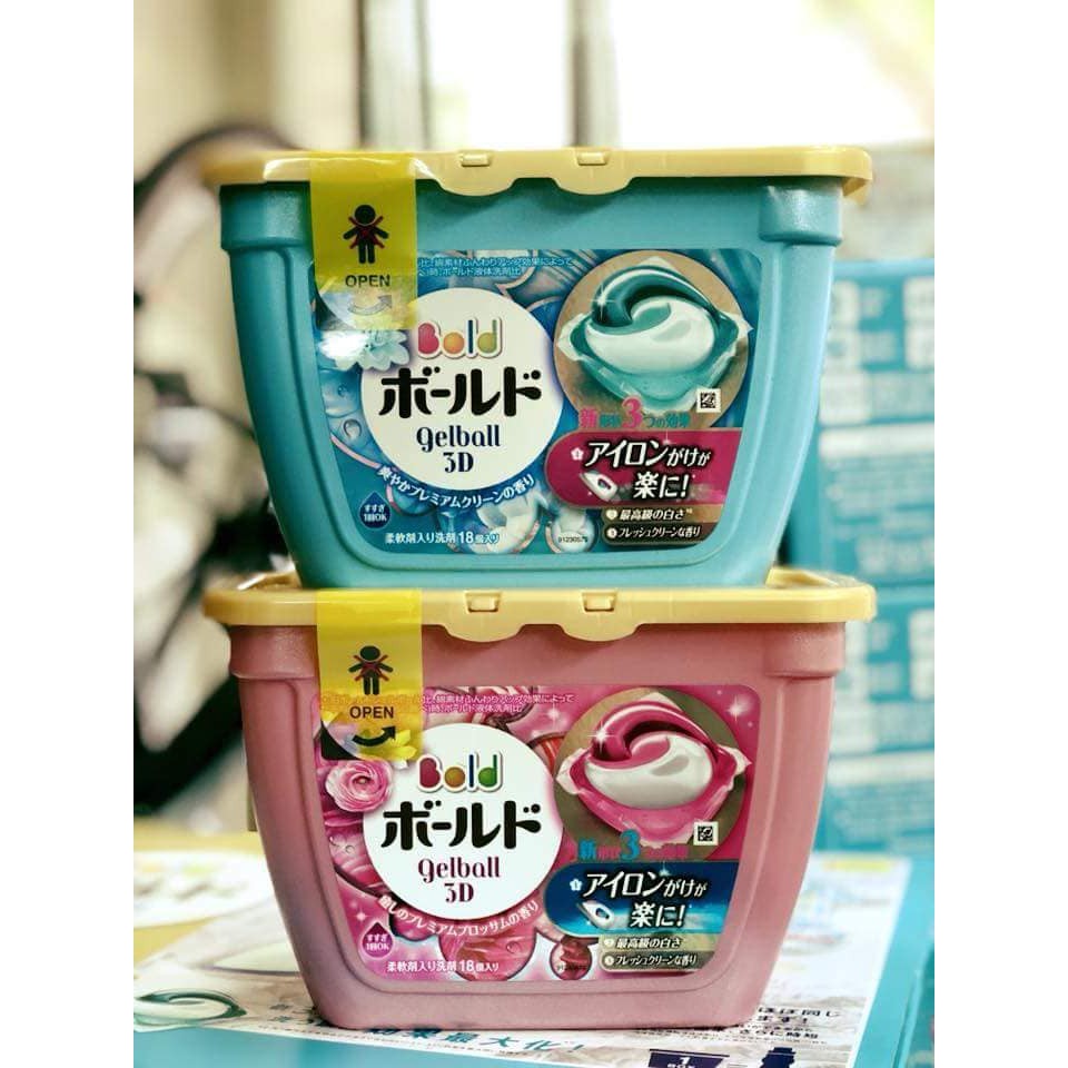 Viên giặt xả Nhật