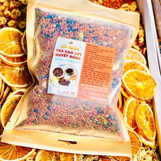 TRÀ GẠO LỨT HUYẾT RỒNG  MIX ĐẬU ĐEN XANH LÒNG