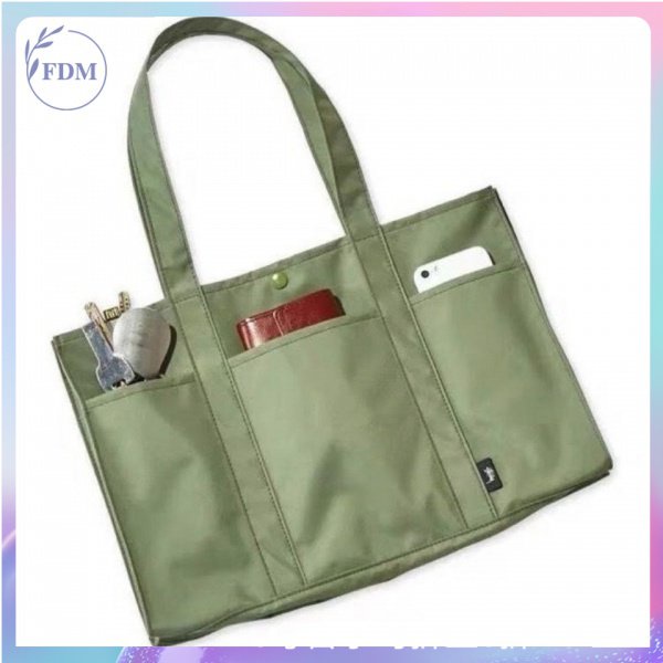 Túi Tote Vải Bố In Chữ Đơn Giản Thời Trang Mới Cho Nữ