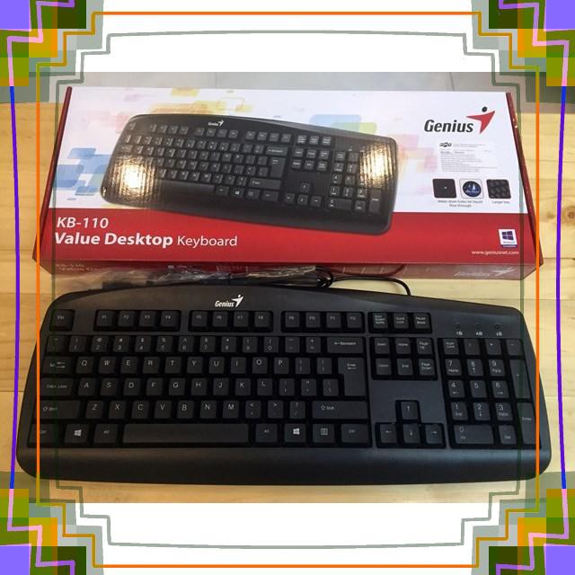 HoT Bàn Phím Có Dây Genius KB110 cho máy tính laptop KM RE