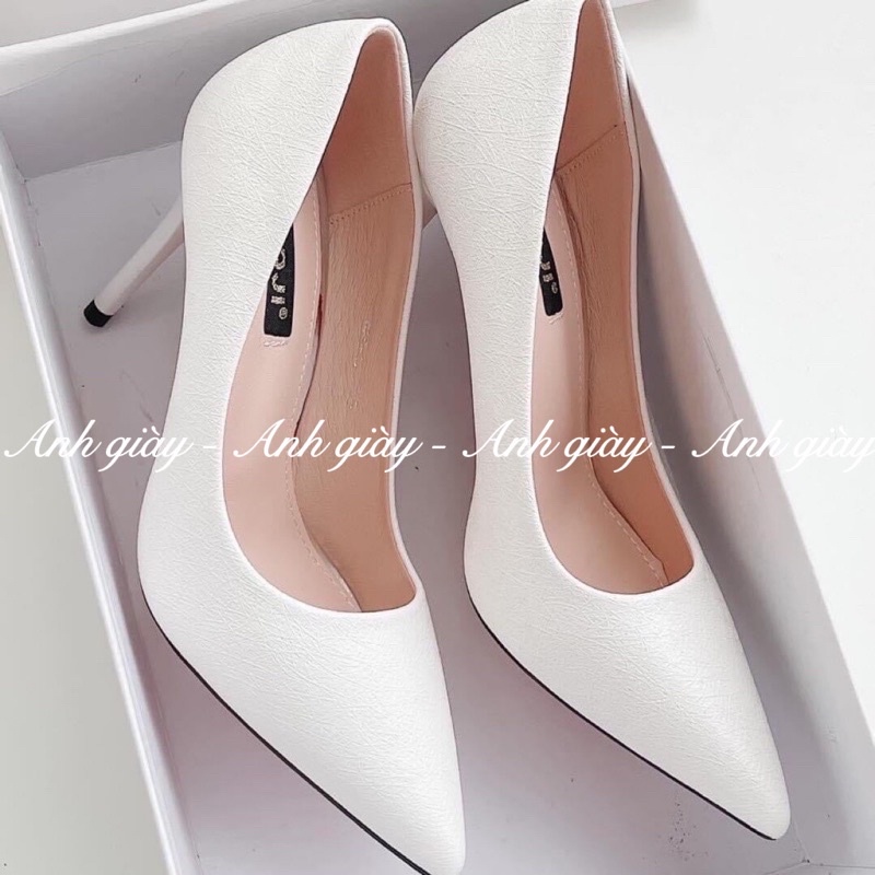 CG54 - Giày cao gót, giày cưới , giày dạ hội  da nhũ xước kim tuyến gót nhọn 9p hàng quảng châu cao cấp