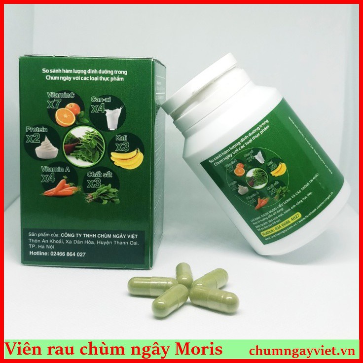 Viên Rau Chùm Ngây Moris