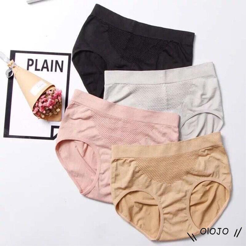 Quần Lót Cotton Không Đường May Định Hình Cơ Thể Cho Nữ