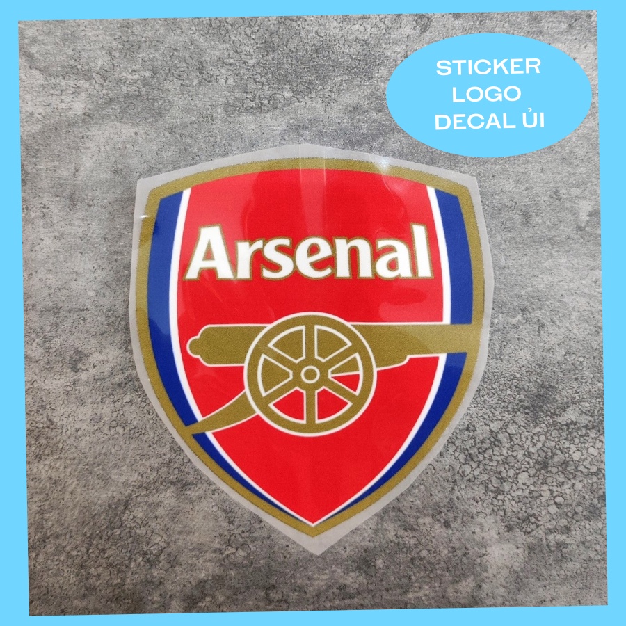 Sticker ủi áo Siêu rẻ : Logo ủi áo bóng đá - logo câu lạc bộ bóng đá Giải Ngoại Hạng Anh decal ép nhiệt