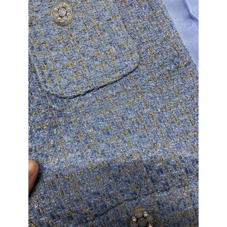 Set dạ xanh new