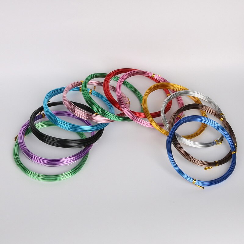 1 Cuộn Dây Nhôm 2.5mm / 2mm / 1.5mm / 1mm Làm Trang Sức Thủ Công