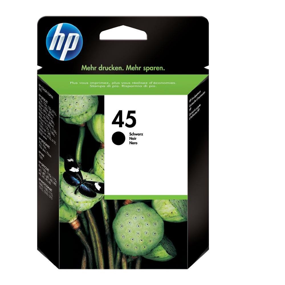 [Mã 159ELSALE hoàn 7% đơn 300K] Mực in HP 45 ( 51645A ) black - hộp đôi - chính hãng HP