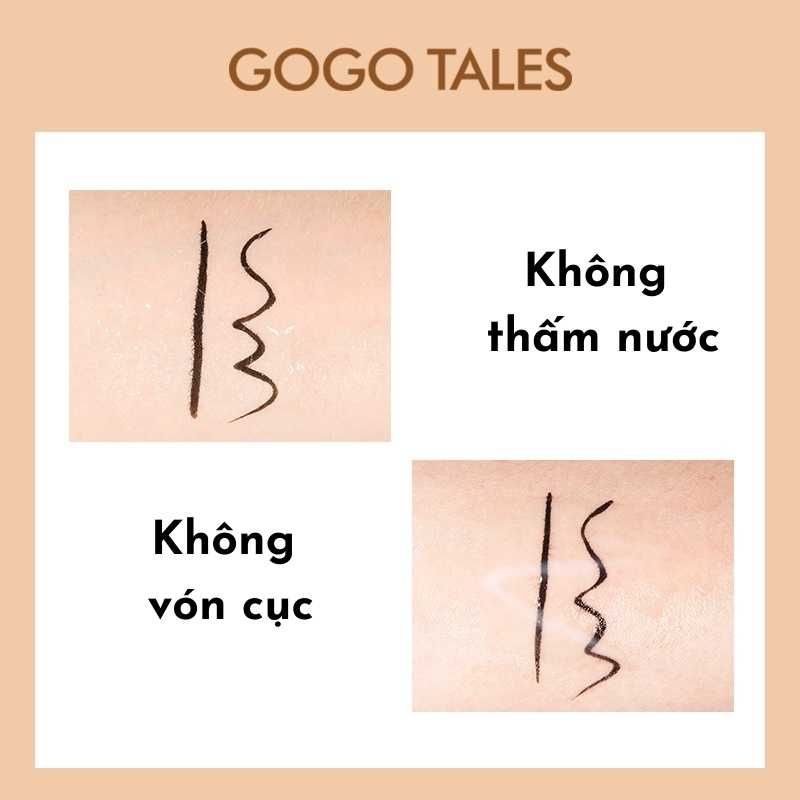Kẻ mắt GOGO TALES chống nước sắc nét siêu mảnh Slender Beckoning Eyeliner GT211