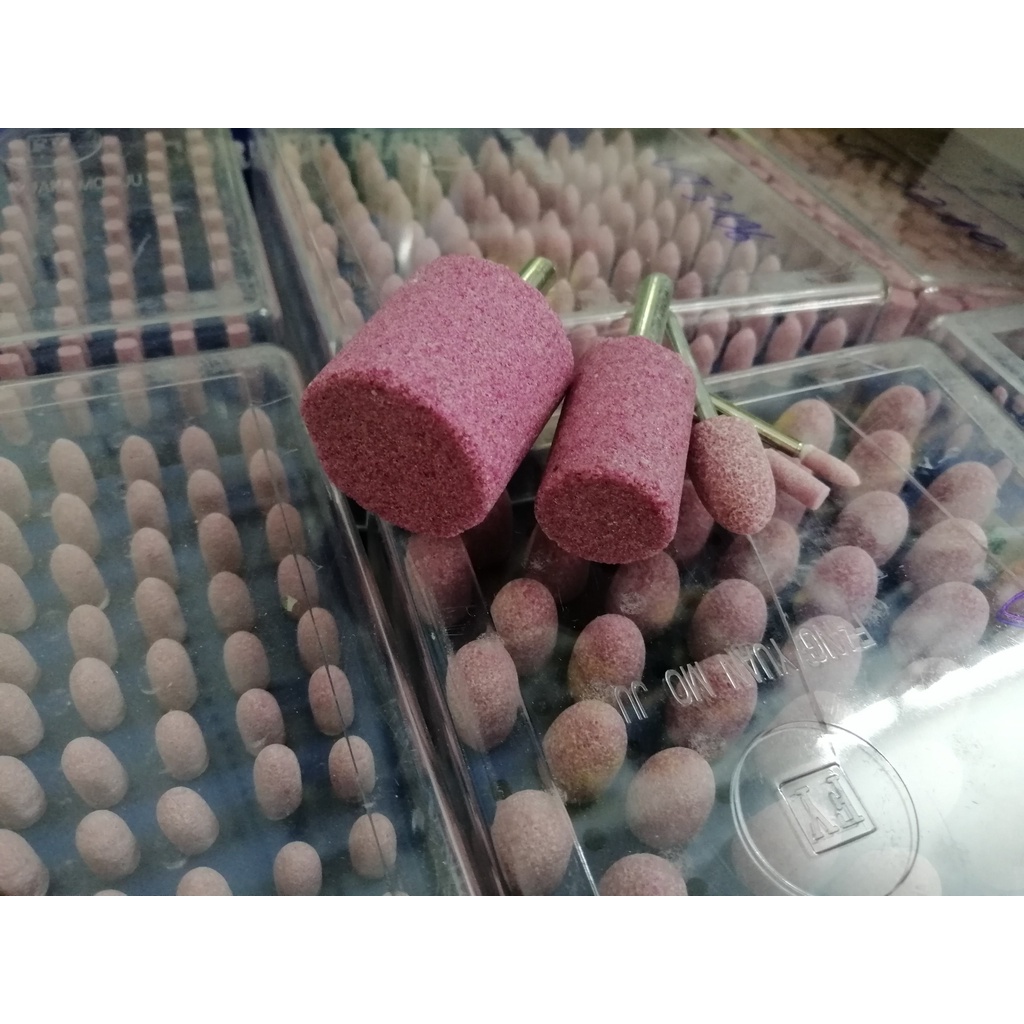 Đá mài trục 6mm hình nón, trụ, tròn