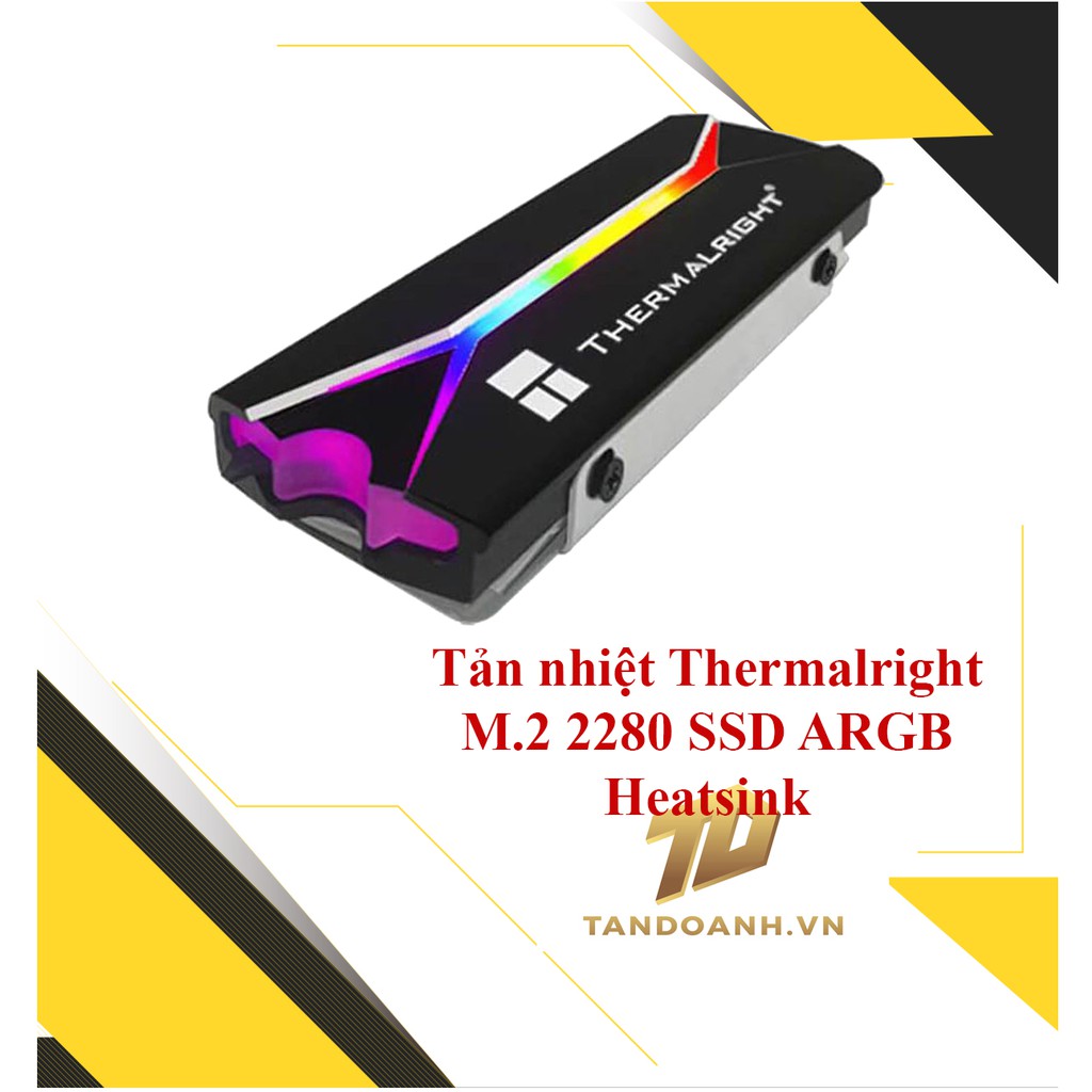 [Mã SKAMCLU9 giảm 10% đơn 100K] Tản nhiệt ổ cứng SSD Thermalright M.2 2280 SSD ARGB Heatsink | WebRaoVat - webraovat.net.vn