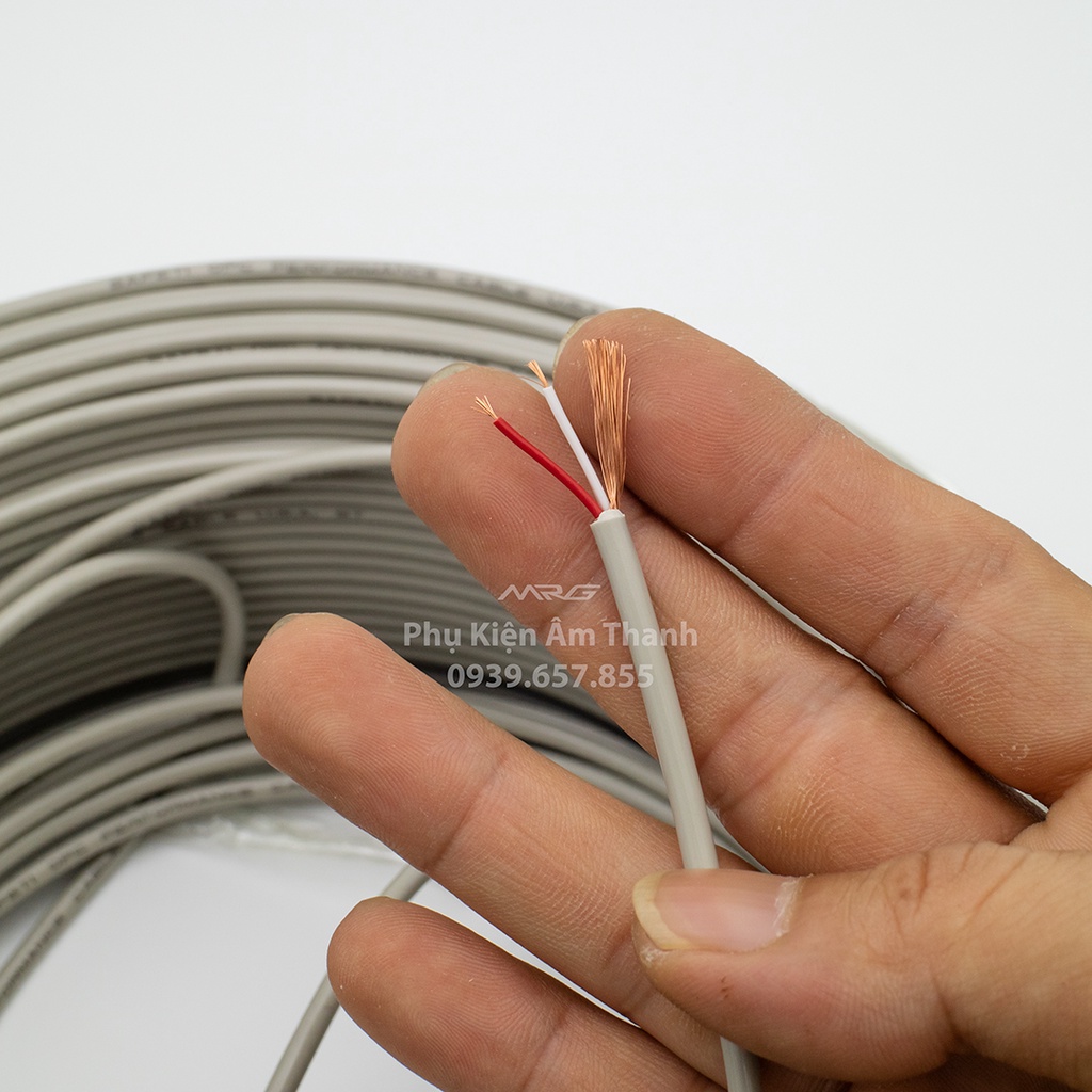 Dây tín hiệu âm thanh 3 lõi USA đồng nguyên chất chống nhiễu, dây 3mm, giá 1 met.