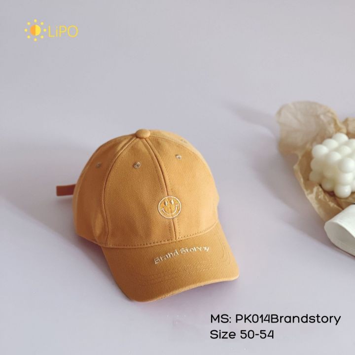MŨ CHO BÉ , MŨ LƯỠI TRAI MÀU SẮC NHẸ NHÀNG CHO BÉ - PK014brandstory