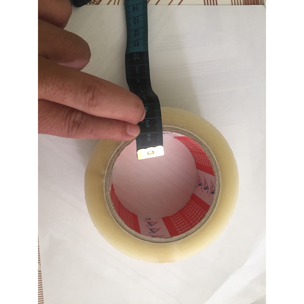 Băng keo trong ,đục 5cm-100Y đủ- 43mirc -lỗi 3.5mm