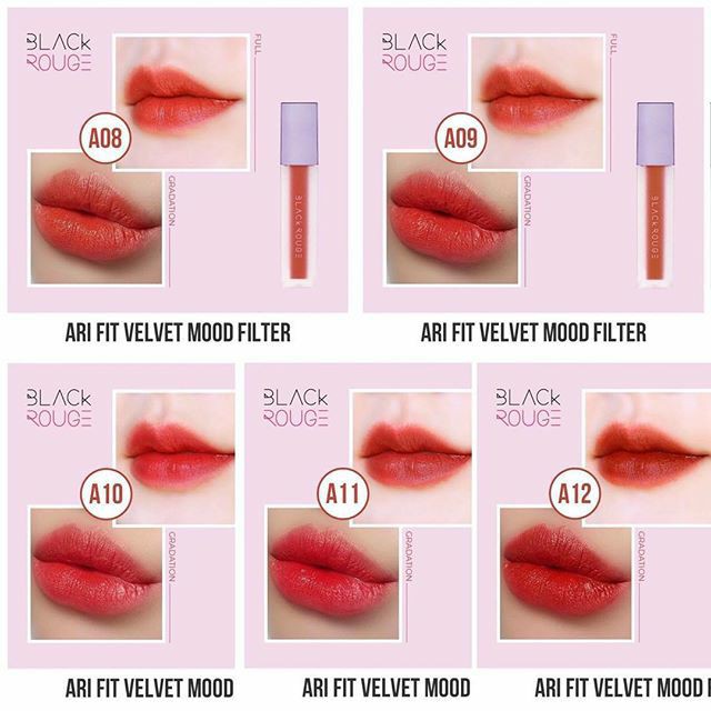 Son Kem Lì 💝FREESHIP💝 Son Black Rouge màu 12 nâu đỏ son blackrouge a12 [Son Kem Black] | BigBuy360 - bigbuy360.vn