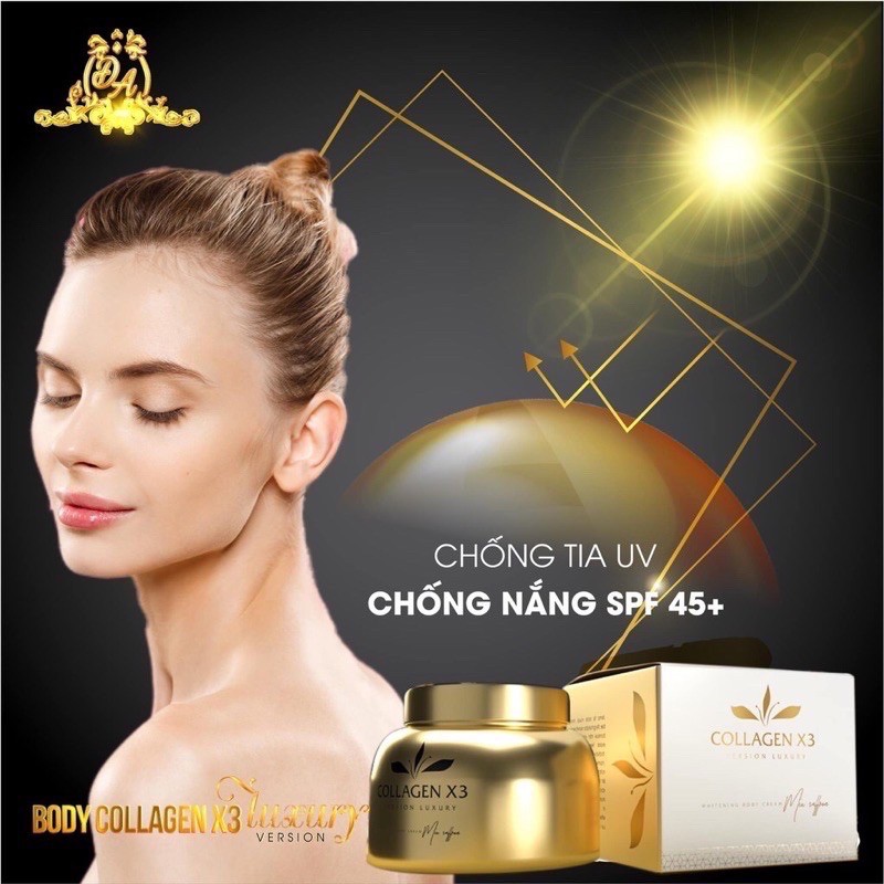Body dưỡng trắng da Collagen X3 Luxury Đông Anh 250gram - Hàng chính hãng | BigBuy360 - bigbuy360.vn