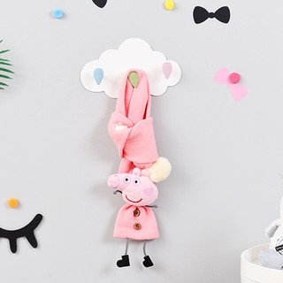 HCM - Móc dán tường treo đồ hình mây dễ thương