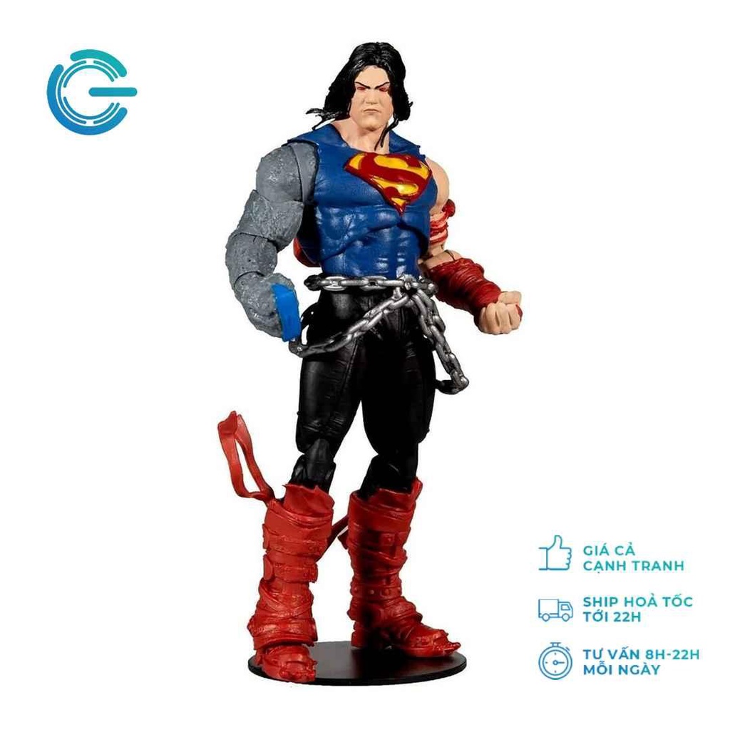 Mô hình nhân vật Superman Death Metal dòng DC Multiverse nhựa PVC, ABS 18cm Gamestop.vn DCMF23