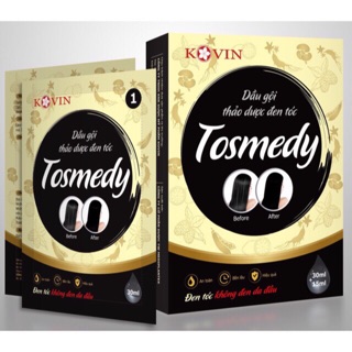 Combo(2 hộp) dầu gội thảo dược đen tóc TOSMEDY ( không đen da đầu)