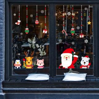 Decal dán tường dán kính noel 5 130x150cm