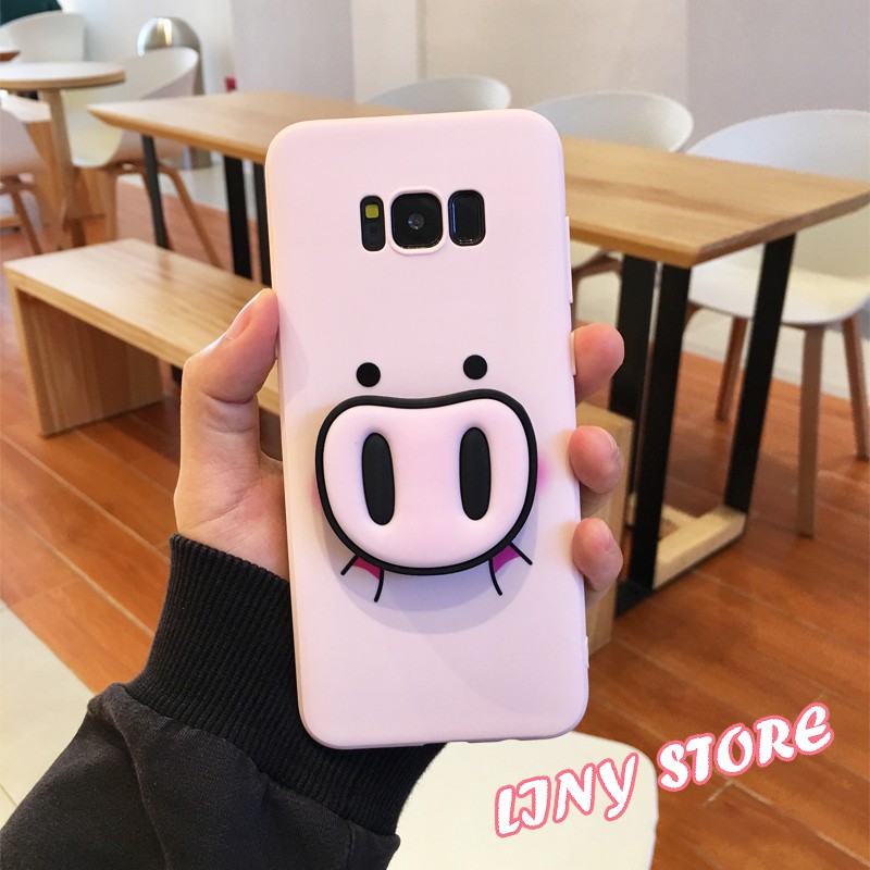 [ TẶNG DÂY ĐEO CỔ + POP ] Ốp Heo Samsung cao cấp | BigBuy360 - bigbuy360.vn