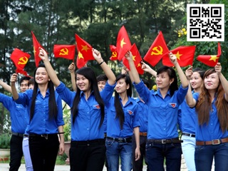 Cờ tổ quốc cầm tay