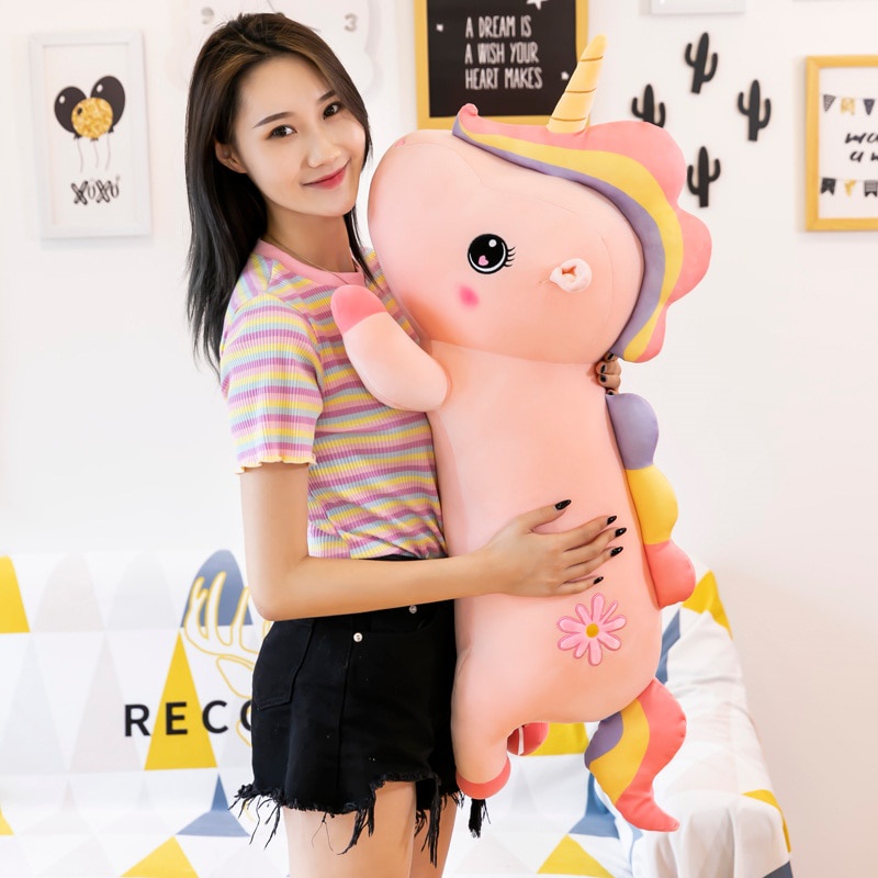 Thú nhồi bông hình kỳ lân hoạt hình dễ thương đáng yêu