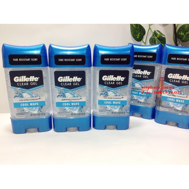 Lăn khử mùi Gillette Cool Wave 107g