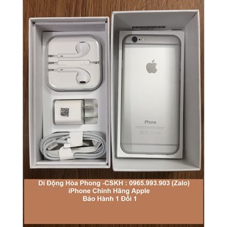 Điên thoại iphone 6-64g,32g,16g quốc tế like new full box+cáp sạc,tai nghe,ốp lưng,cường lực