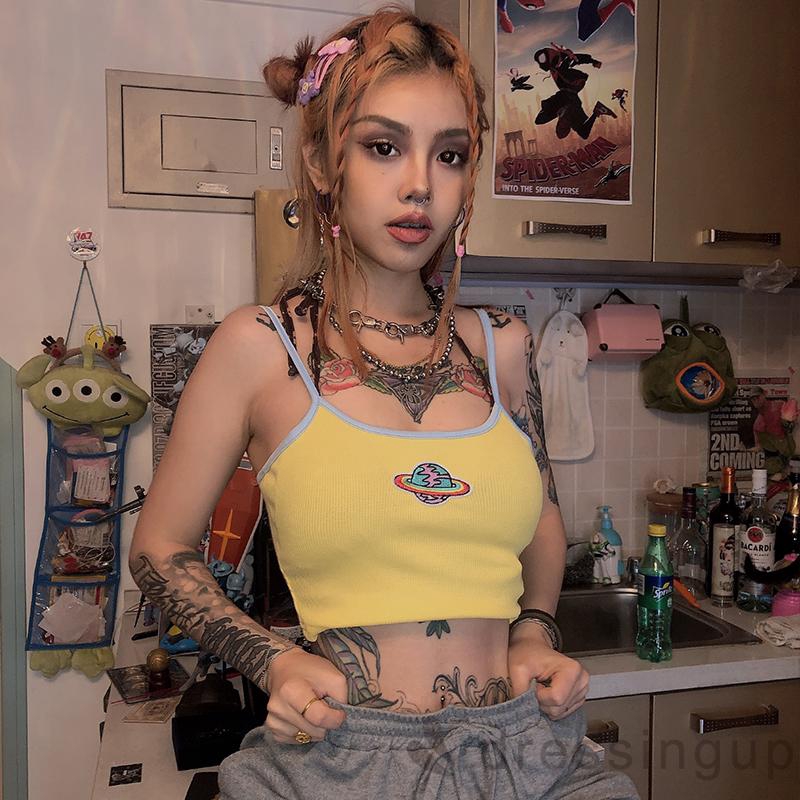 Áo thun lửng dây thời trang hè cá tính cho nữ | BigBuy360 - bigbuy360.vn