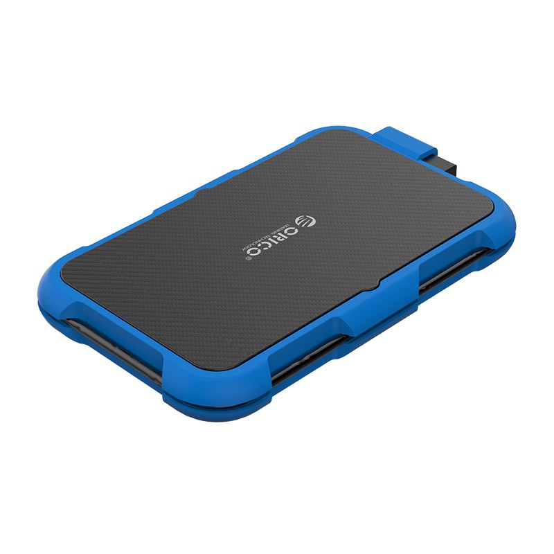 Hộp Đựng Ổ Cứng Di Động HDD Box ORICO 2739U3( Màu xanh) USB3.0/2.5 Nhựa ABS+Silica gel - Hàng Chính Hãng