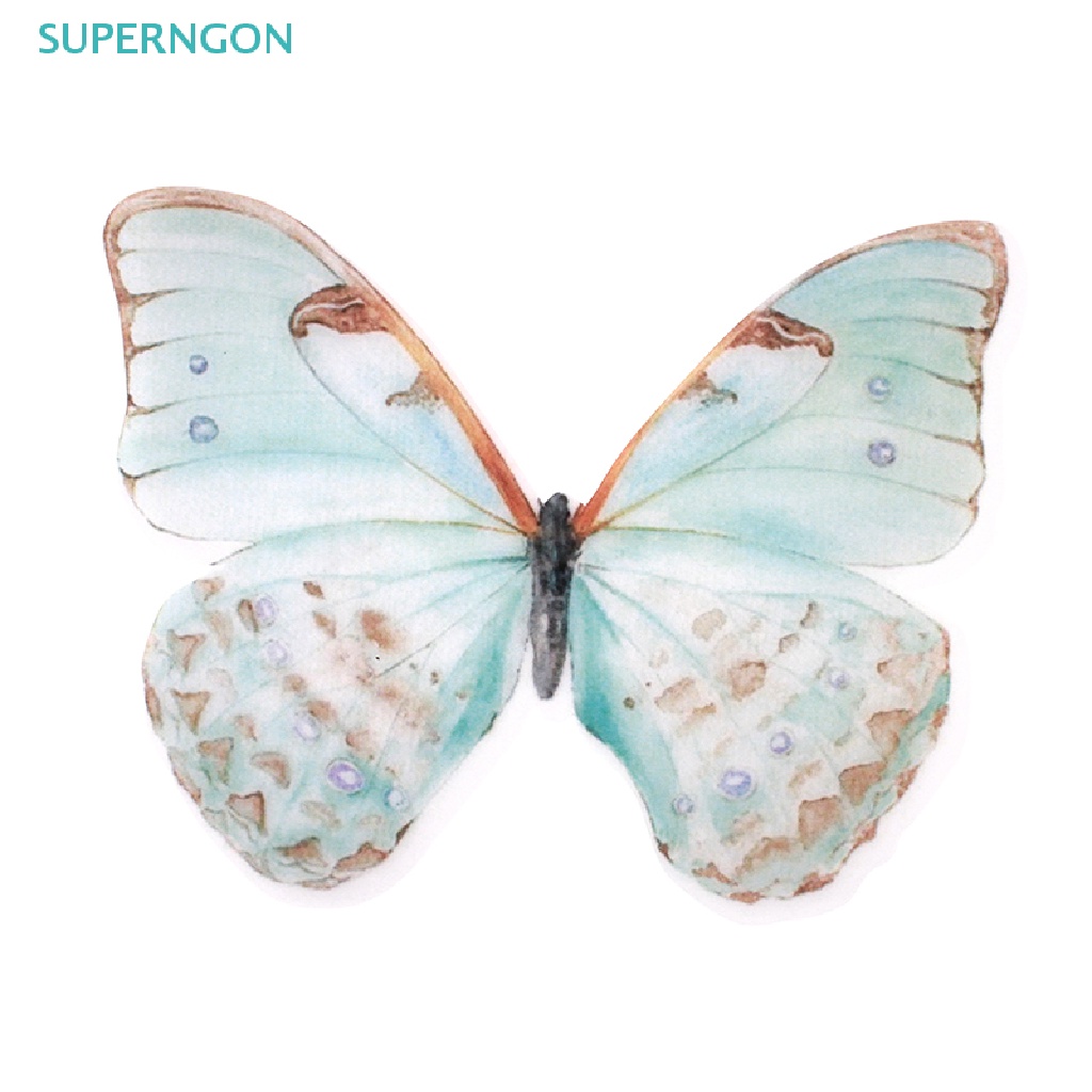 1 Set Que Cắm Trang Trí Bánh Hình Bướm