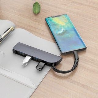 BỘ CHUYỂN ĐẦU TYPE-C SANG 4 CỔNG USB HOCO HB12